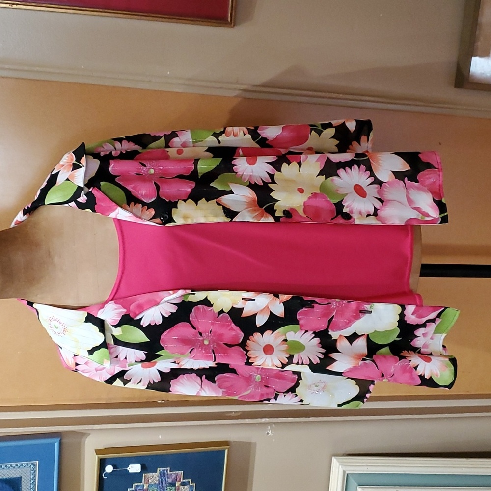 Gloria lance  Pink Floral blouse D